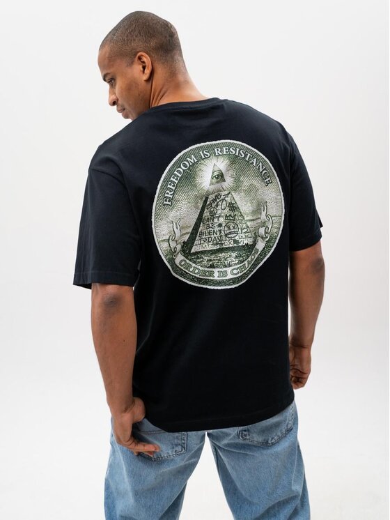 MyStars MyStars T-Shirt 122267 Czarny Oversize
