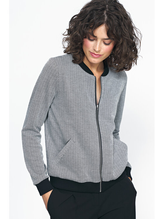 NIFE NIFE Bluza BL05 Czarny Regular Fit