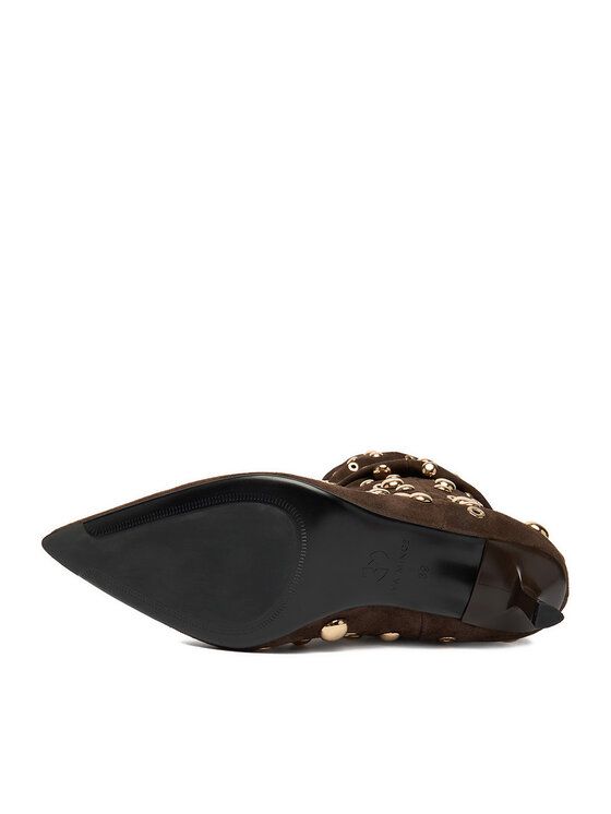 Eva Minge Eva Minge Škornji EO-TESS-2117-05 Rjava