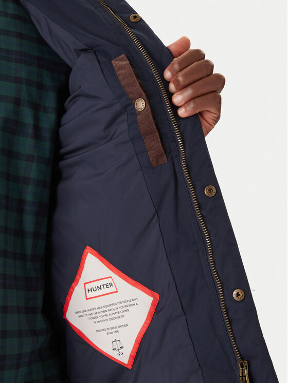 Hunter Hunter Демісезонна куртка Ardwell HARM0003252 Cиній Regular Fit