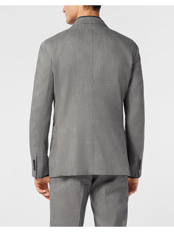 PHILIPP PLEIN PHILIPP PLEIN Marynarka 24559 Beżowy Regular Fit