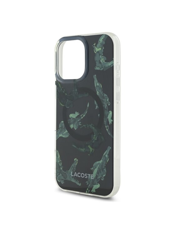 Lacoste Lacoste Etui na telefon Apple iPhone 16 Pro Max Czarny