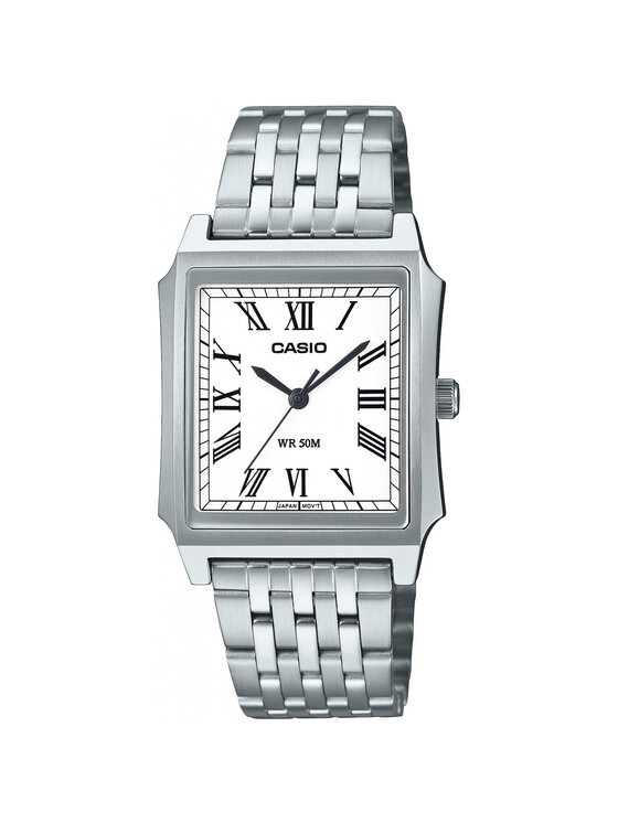 Casio Casio Zegarek MTP-B190D-7BVEF Srebrny