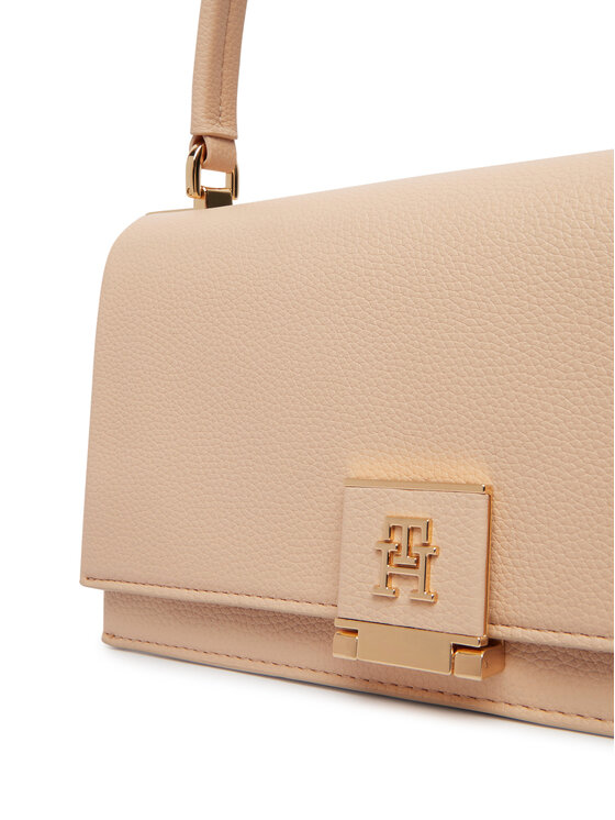 Tommy Hilfiger Tommy Hilfiger Handtasche Th Monogram Pebble Grain Crossbody Bag AW0AW17216 Rosa