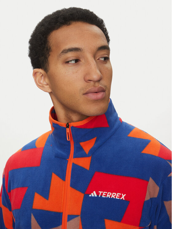 adidas adidas Felpa di pile Terrex Multi Printed JE3917 Multicolore Regular Fit