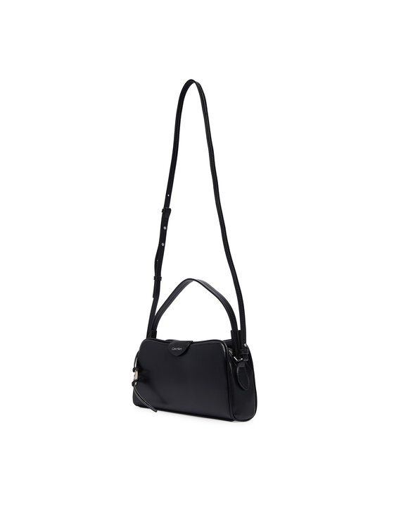 Calvin Klein Calvin Klein Torebka Emblem Trio Top Handle Camera Ba LV04F3370G Czarny