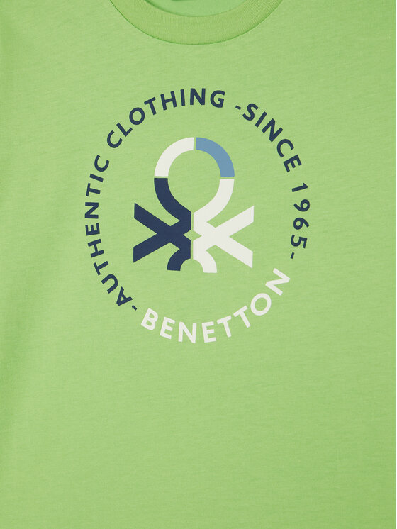 United Colors Of Benetton United Colors Of Benetton Tricou 3I1XC10N3 Verde Regular Fit