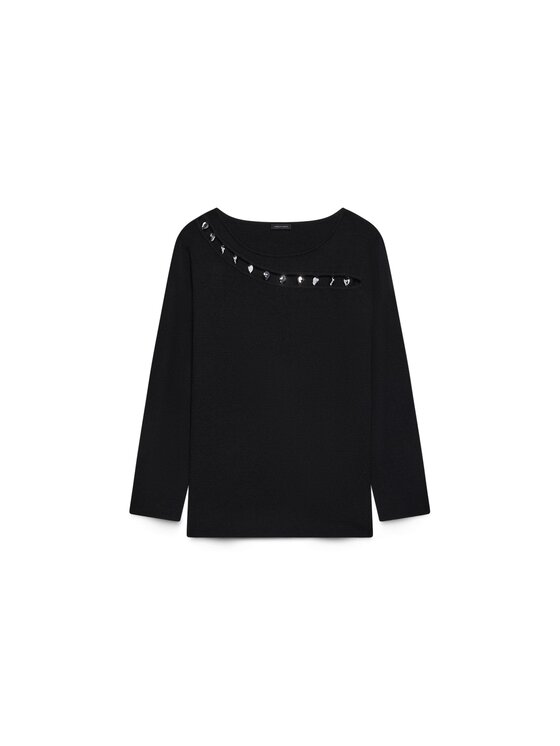 Fiorella Rubino Fiorella Rubino Maglione M371L008654N033 Nero Regular Fit