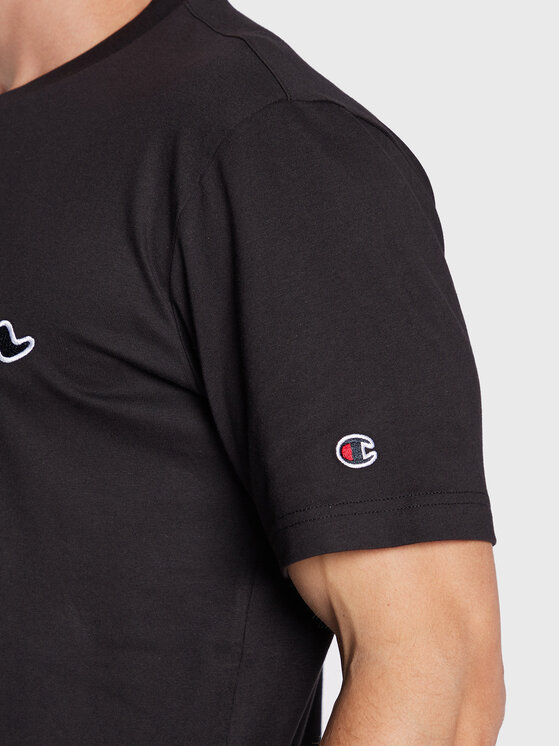 T-shirt Script Logo Embroidery 218007 Nero Regular...