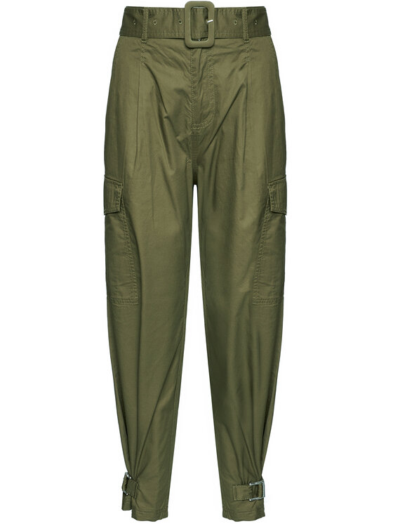 Tommy Jeans Tommy Jeans Pantalon en tissu DW0DW08321 Vert Regular Fit