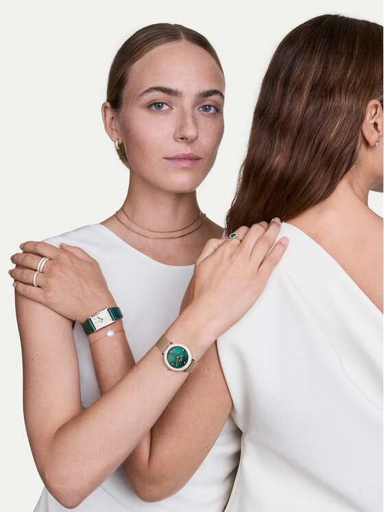 Daniel Wellington Daniel Wellington Zegarek Crystalline Bezel 3 DW00100824 Złoty