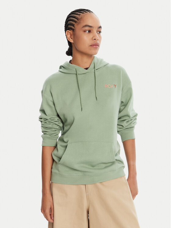 Roxy Roxy Majica dugih rukava ERJFT04996 Zelena Regular Fit