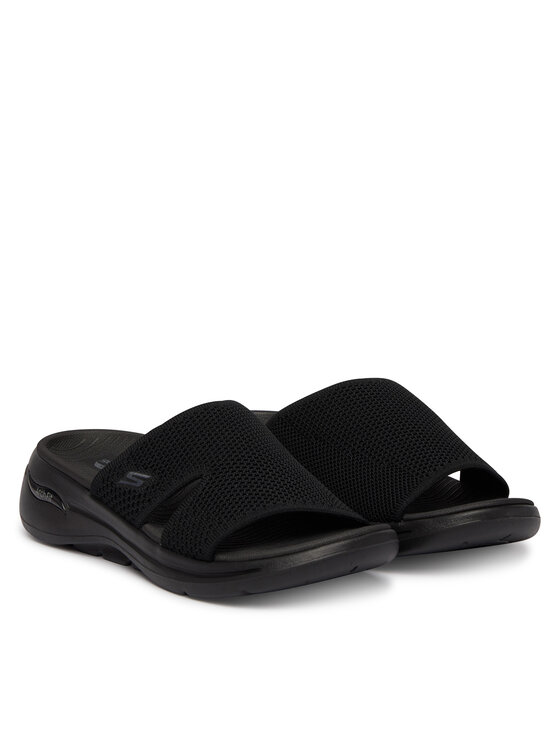 Skechers Skechers Klapki Go Walk Arch Fit 140274/BBK Czarny