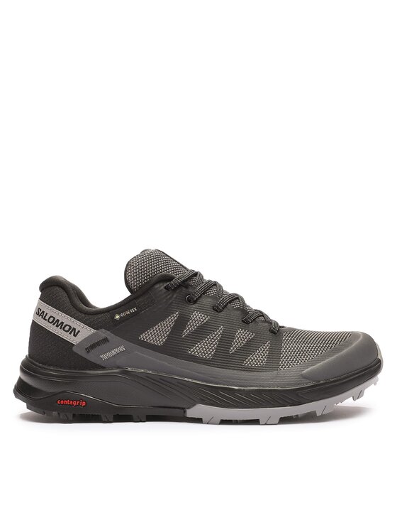 Salomon Trekingová obuv Outrise Gtx W GORE-TEX L47142600 Čierna