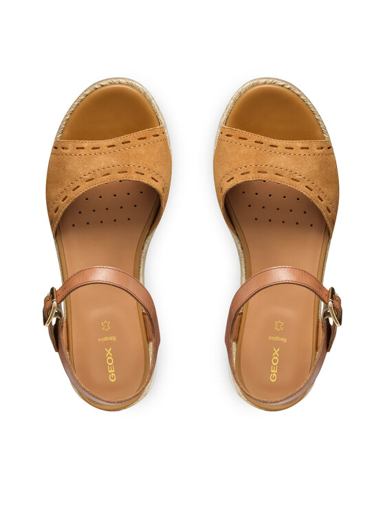 Geox Geox Espadrilės D Eolie D55SRB 02243 C6001 Ruda
