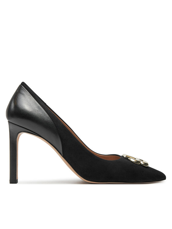 Pantofi cu toc subțire Boss Janet Pump90 NSDBB 50523385 Negru