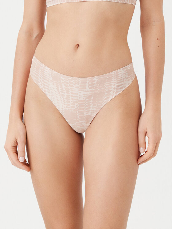 Chantelle Stringové nohavičky Soft Stretch C11D90 Ružová