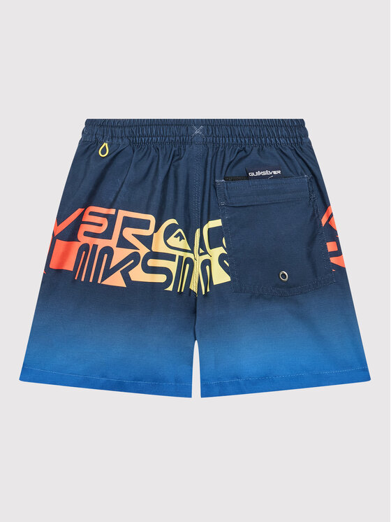 Quiksilver Quiksilver Kopalne hlače Word block 14" EQBJV03403 Mornarsko modra Regular Fit
