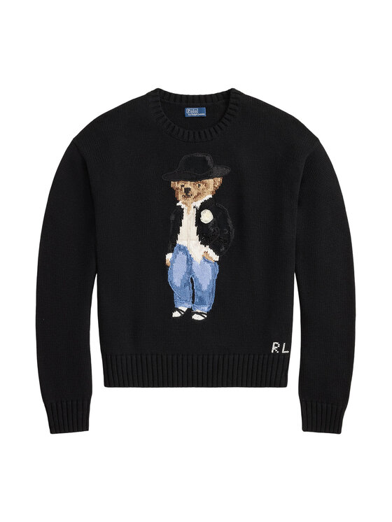 Polo Ralph Lauren Polo Ralph Lauren Пуловер 211B23918001 Черен Regular Fit