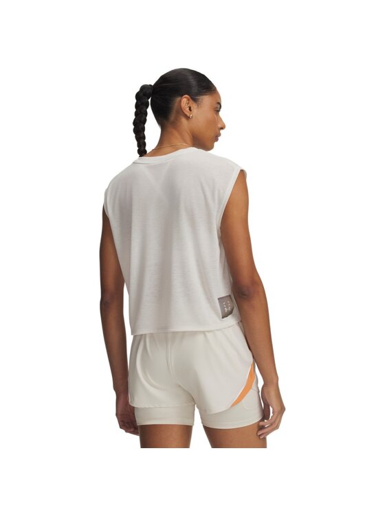Under Armour Under Armour Koszulka techniczna 6016489 Kremowy Relaxed Fit