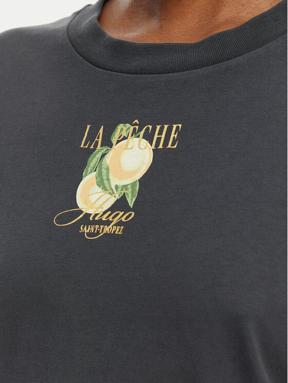 HUGO HUGO Majica Vintage Tee 24 50561264 Črna Regular Fit