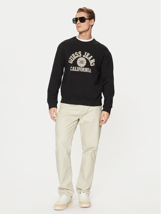 Guess Jeans Guess Jeans Світшот M5RQ40 KCPR1 Чорний Regular Fit
