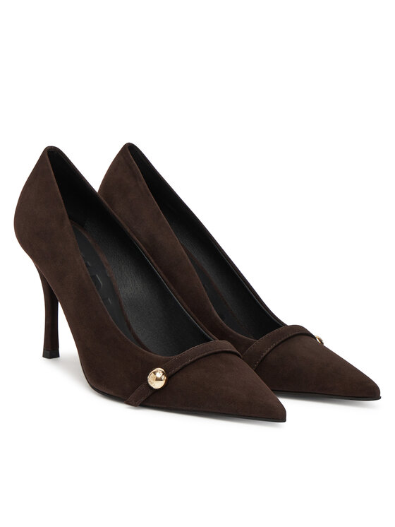 Furla Furla Pantofi cu toc subțire YJ61SFE C10000 IT 3388S 1007 Maro