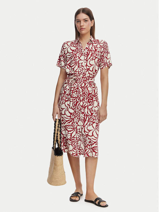 ONLY ONLY Haljina košulja Yasmin 15357241 Crvena Regular Fit