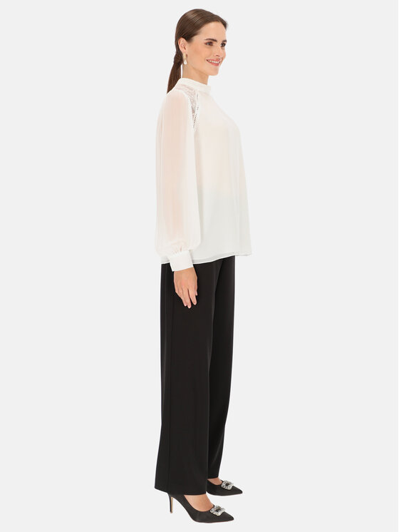 L’AF L’AF Bluzka Natali Biały Slim Fit