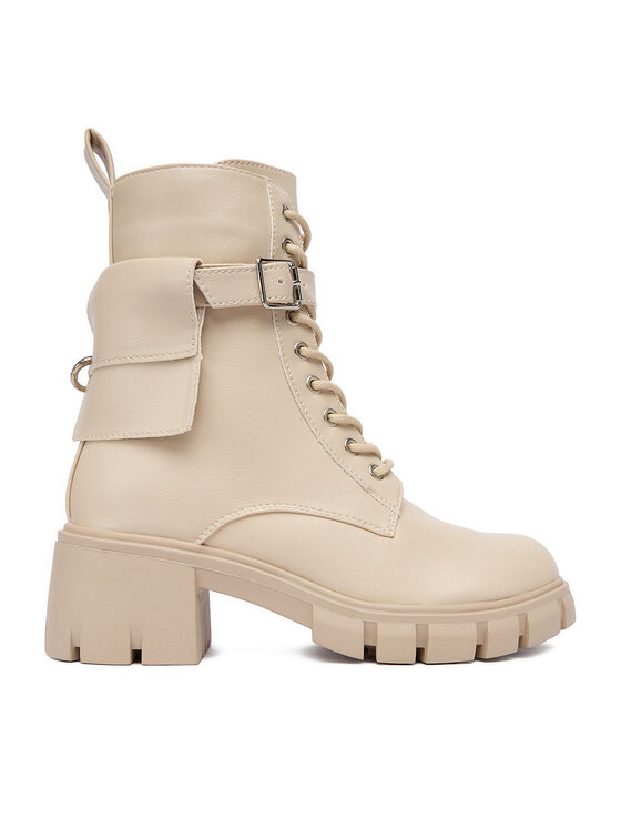 DeeZee DeeZee Schnürschuhe 17193-13 Beige