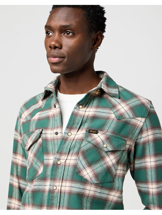 Wrangler Wrangler Koszula WESTERN SHIRT Kolorowy Regular Fit