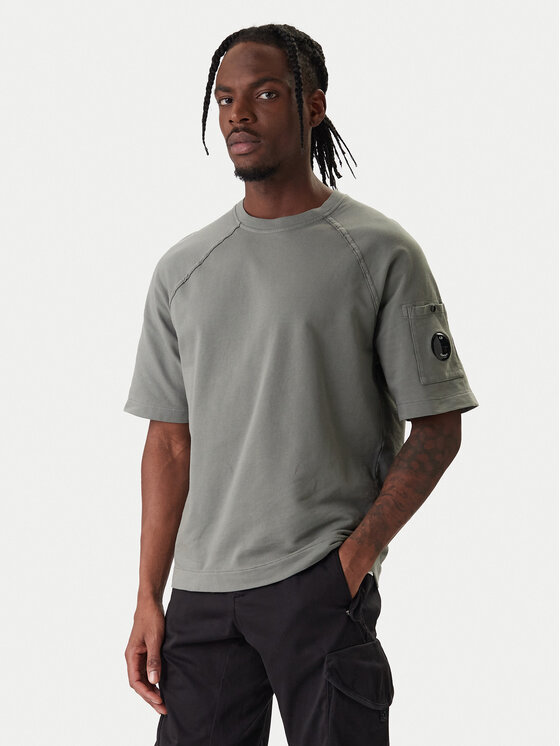 C.P. Company Tricou 20CMSS034A002246G Gri Regular Fit