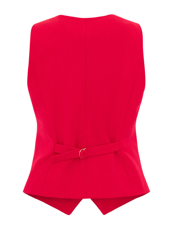 KMX KMX Kamizelka 192840008 Czerwony Fitted Fit