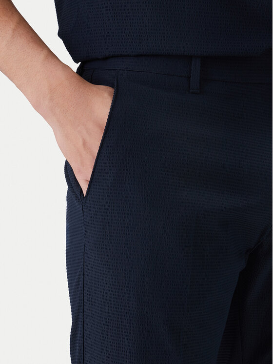 Calvin Klein Calvin Klein Kalhoty z materiálu LV04LF609G Tmavomodrá Straight Fit