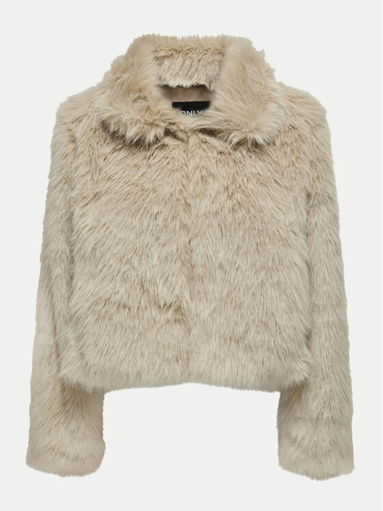 ONLY ONLY Futro Manny 15322406 Beżowy Regular Fit