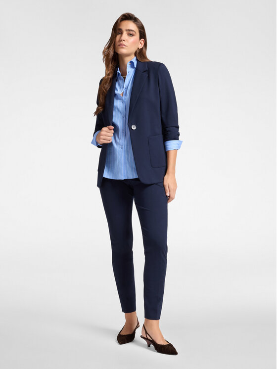 Elena Mirò Elena Mirò Pantaloni di tessuto P062P300395N034 Blu Slim Fit