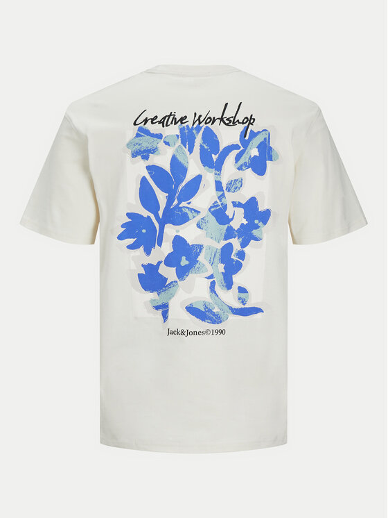 Jack&Jones Junior Jack&Jones Junior T-shirt Jormarbella 12261801 Bijela Relaxed Fit