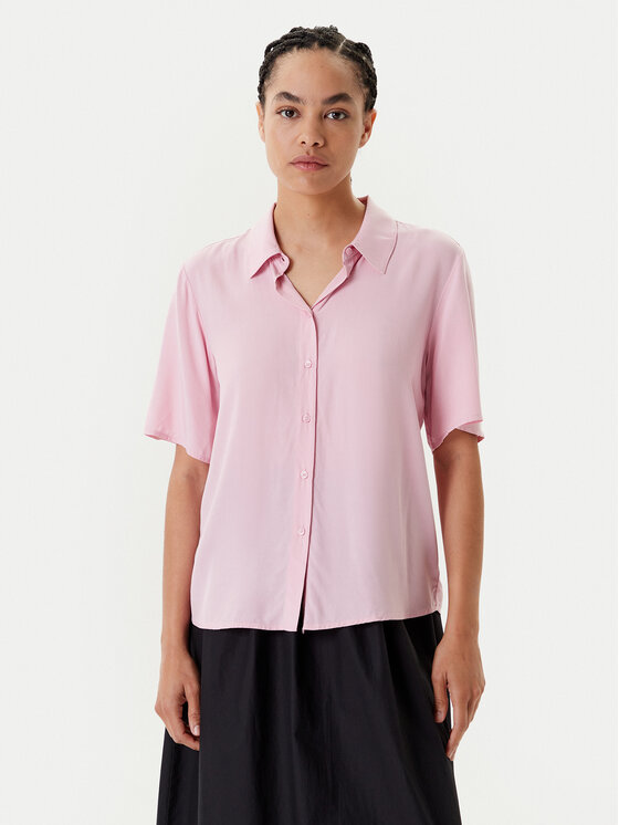United Colors Of Benetton United Colors Of Benetton Košile 5WPWDQ0B1 Růžová Regular Fit