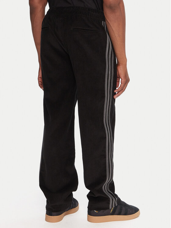 adidas adidas Παντελόνι φόρμας Corduroy JX3107 Μαύρο Regular Fit