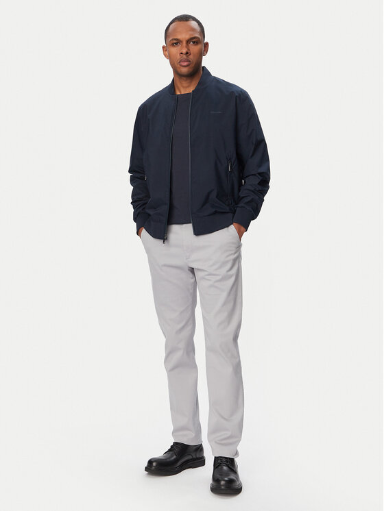 Calvin Klein Calvin Klein Μπόμπερ μπουφάν LV040FM512 Σκούρο μπλε Regular Fit