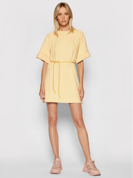 Vestito da giorno ABZQBCR Giallo Regular Fit