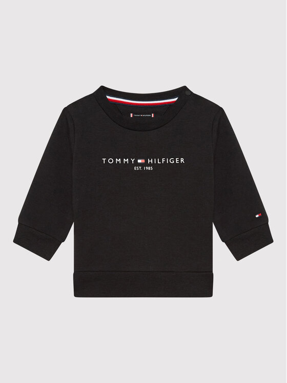 Tommy Hilfiger Tommy Hilfiger Dres Baby Essential KN0KN01485 Czarny Regular Fit