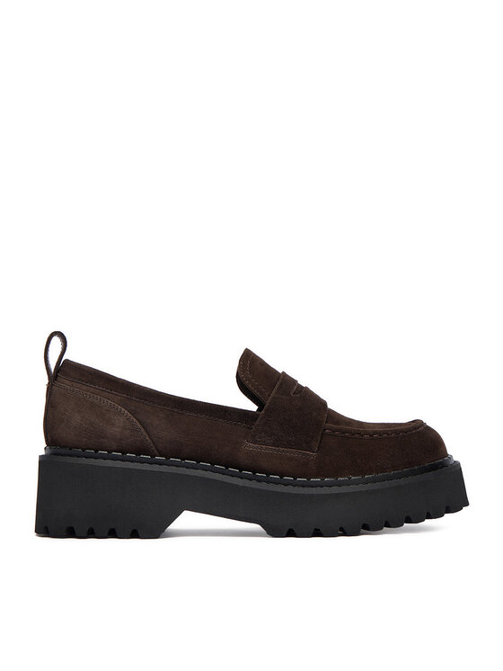 Badura Badura Loafersy EO-ARYA-LT017-1 Hnědá