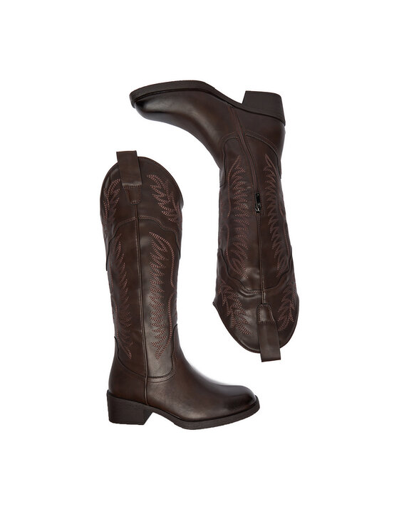 JENNY JENNY Cowboystiefel CEO-HY60231-1 Braun