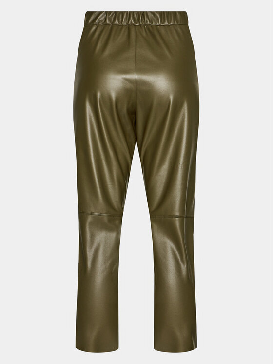 MAX&Co. MAX&Co. Hose aus Kunstleder Creativo 77840723 Braun Relaxed Fit