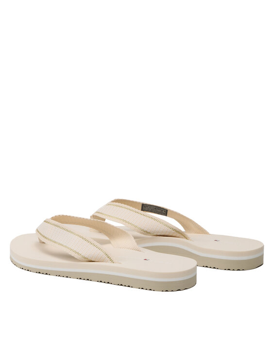 Tommy Hilfiger Tommy Hilfiger Varbavahesandaalid Th Webbing Flip Flop FW0FW07262 Beež