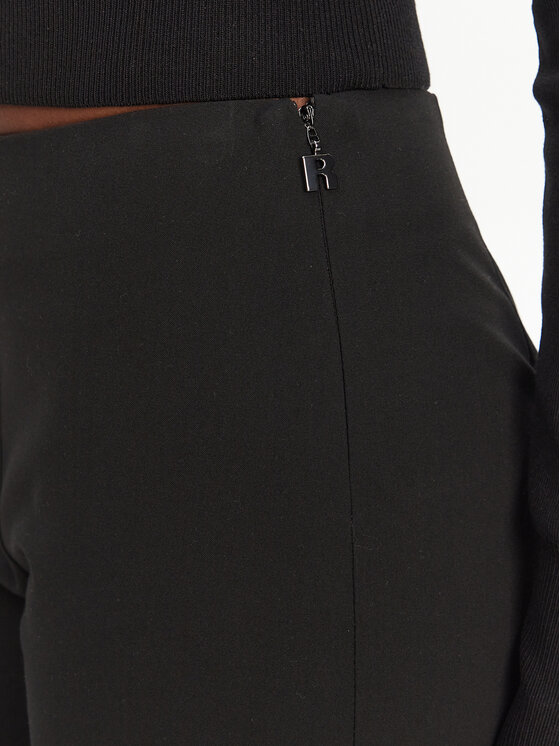 ROTATE ROTATE Pantaloni capri 113809100 Nero Slim Fit