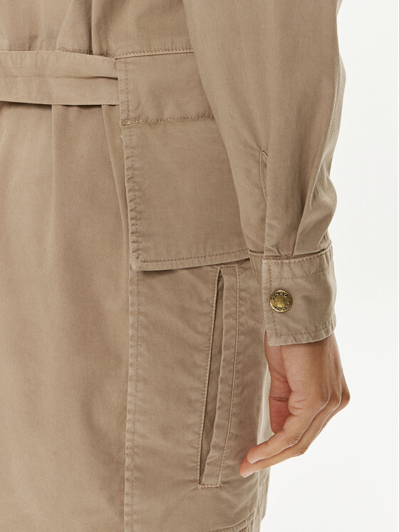 PINKO Pinko Sukienka koszulowa 102997 A1NF Beżowy Regular Fit