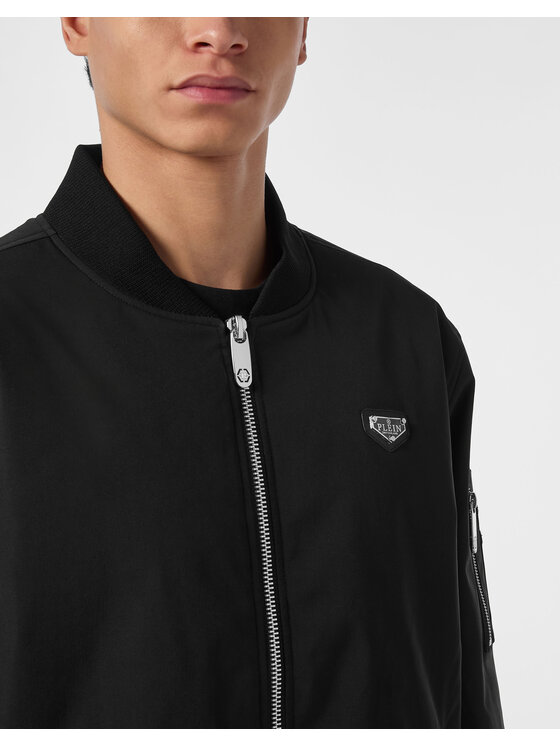PHILIPP PLEIN PHILIPP PLEIN Kurtka bomber 25601 Czarny Regular Fit