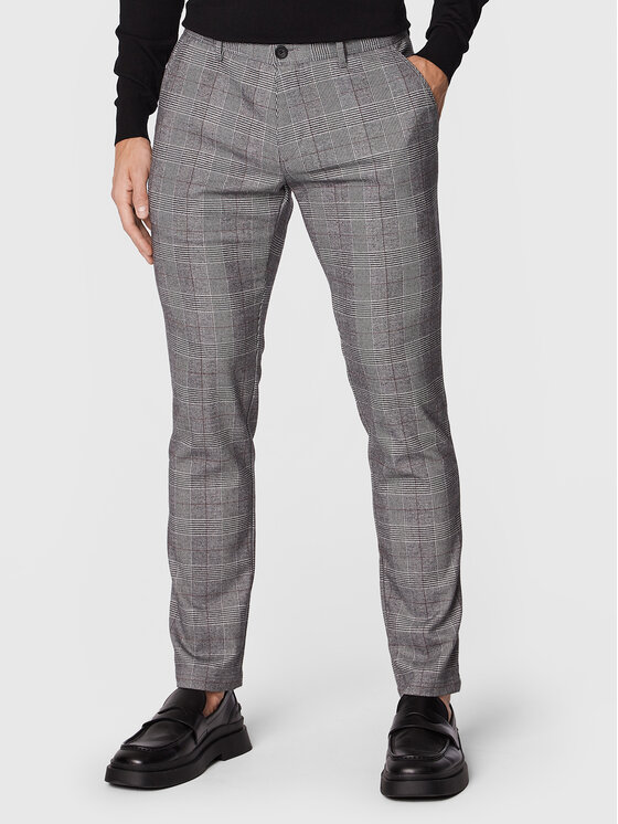 Roy Robson Roy Robson Chino nohavice 941-51 Sivá Slim Fit